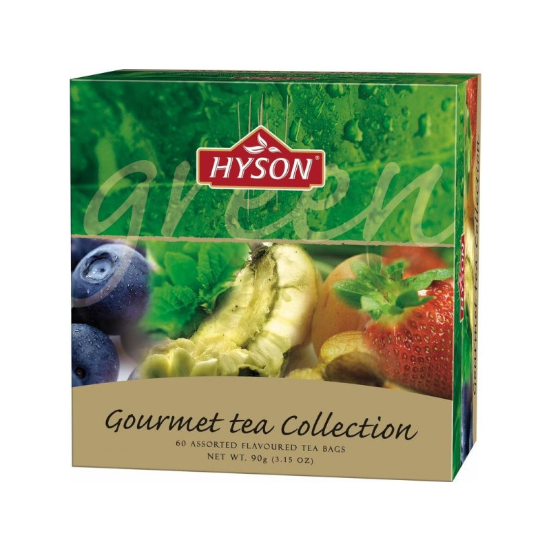 Чай Hyson зеленый Gurmet Tea Collection 60 пакетиков