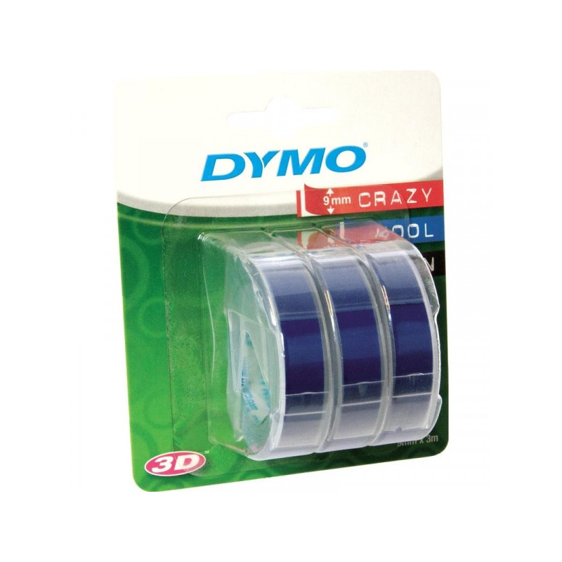 Картридж к принтеру DYMO Omega 9 мм х 3 м 3 рулона белый/синий