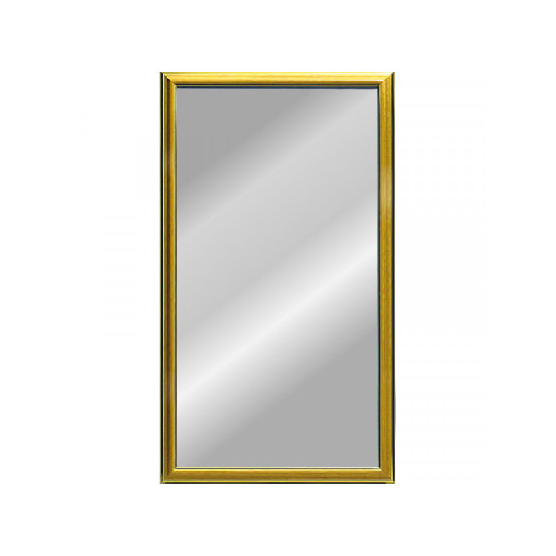 Зеркало настенное прямоугольное, 400*800, багет золото