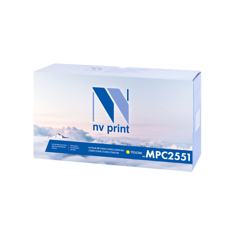 Тонер-картридж NV Print совместимый Ricoh Aficio MP C2551 Yellow  (9500k)