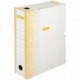 Короб архивный с клапаном OfficeSpace "Standard" плотный, микрогофрокартон,  75мм, оранжевый,до 700л