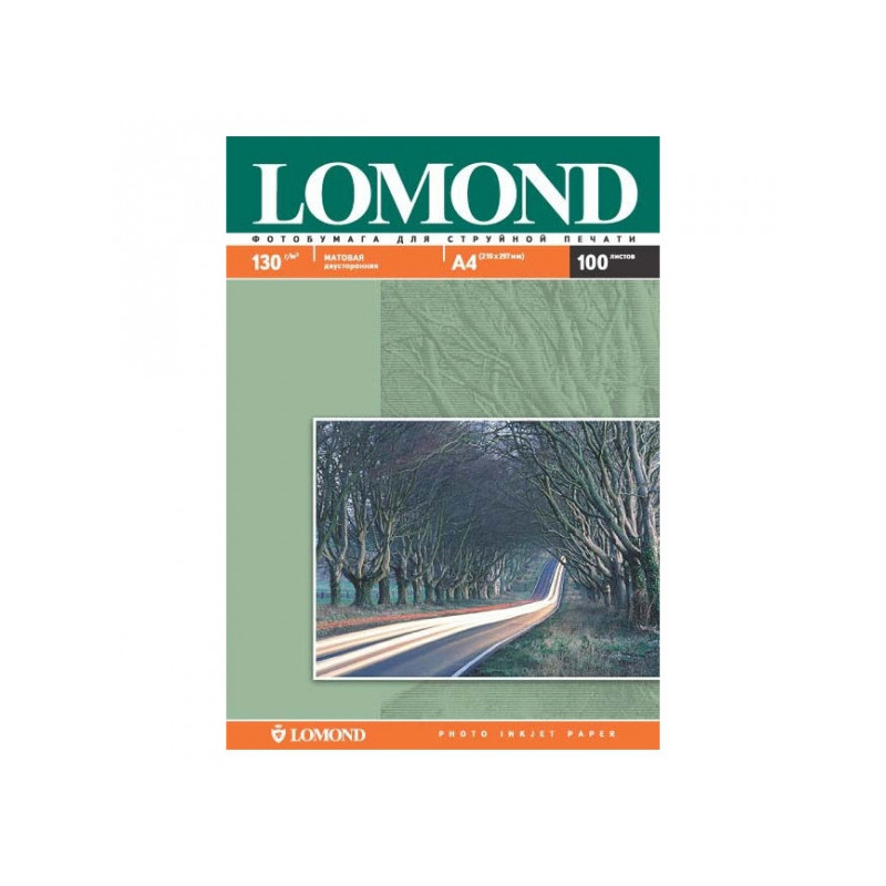 Бумага Lomond A4 130 г/м2 100 листов матовая для струйной печати