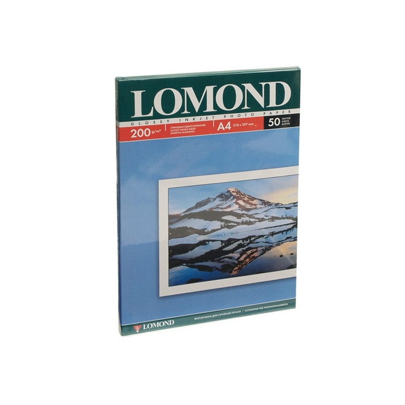 Бумага Lomond A4 200 г/м2 50 листов глянцевая для струйной печати