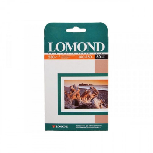 Бумага Lomond 10x15 см 230 г/м2 50 листов матовая для струйной печати