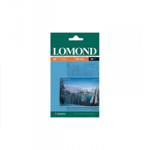 Бумага Lomond 10x15 см 180 г/м2 50 листов матовая для струйной печати