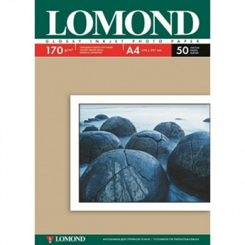 Фотобумага Lomond A4 170 г/м2 50 листов глянцевая для струйной печати