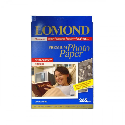 Фотобумага Lomond A4 360 г/м2 20 листов полуглянцевая для струйной печати