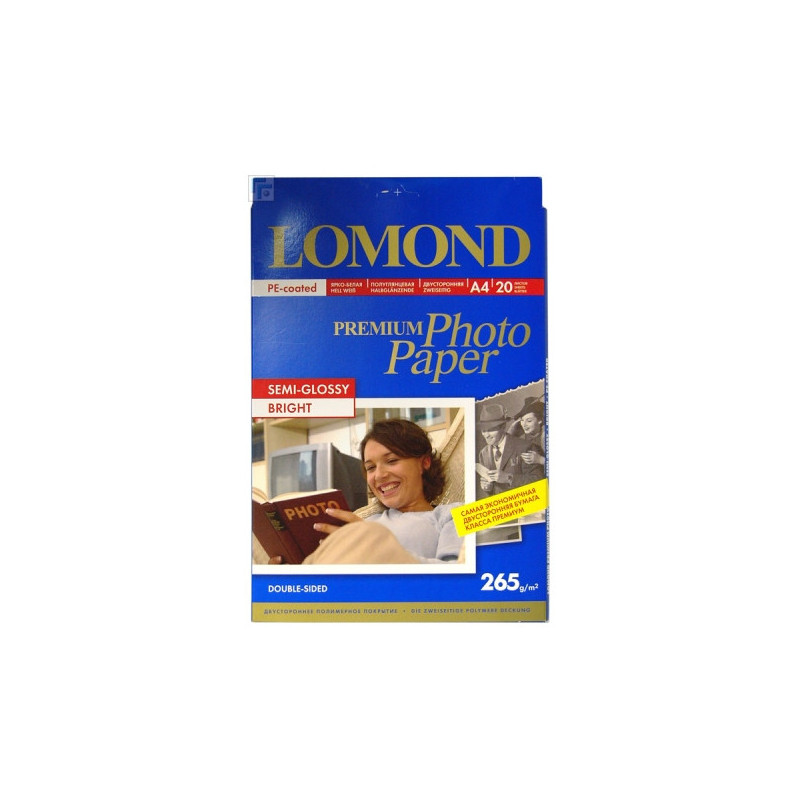 Фотобумага Lomond A4 360 г/м2 20 листов полуглянцевая для струйной печати