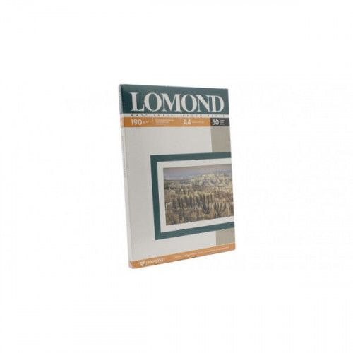 Бумага Lomond A4 190 г/м2 50 листов матовая для струйной печати