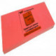 Самоклеящийся блок OFFICE LINE, 38х51, неоново розовый, 3x100 листов, 300 листов