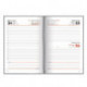 Ежедневник датированный 2020 А5, BRAUBERG "Select", кожа классик, серый, 138х213 мм, 129717