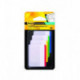 Закладки клейкие Post-it пластиковые 4 цвета по 6 листов 50.8х38.1 мм