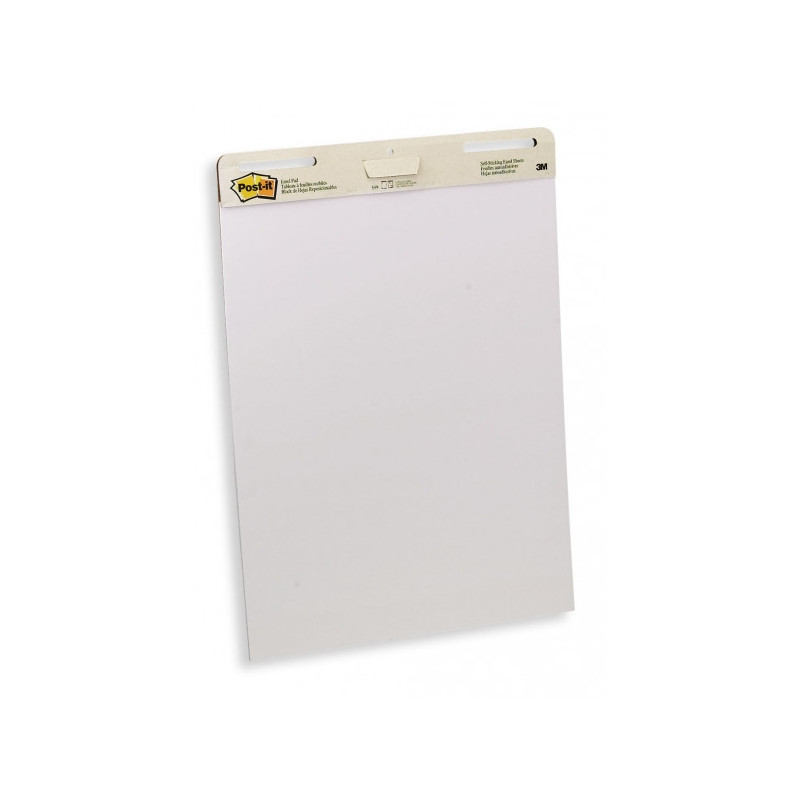 Бумага для флипчартов Post-it 63.5х76.2 см белая 30 листов 90 г/кв.м, 2 блока в упаковке