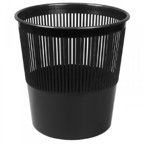 Корзина для мусора Attache 10 литров пластиковая черная