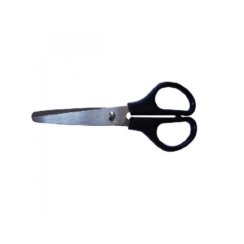 Ножницы 170мм U-Save с пластиковыми симметричными ручками черного цвета