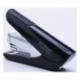 Степлер Kw-Trio 0556A-BLK Half strip 40 листов, N24/6, 24/8, 26/6, 26/8, глубина закладки 58 мм, 100 скоб, пластик, черный