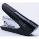Степлер Kw-Trio 0556A-BLK Half strip 40 листов, N24/6, 24/8, 26/6, 26/8, глубина закладки 58 мм, 100 скоб, пластик, черный