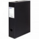 Короб архивный на кнопке OfficeSpace разборный, 70мм, пластик, 700мкм, черный, до 750л.