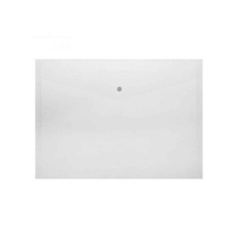 Папка-конверт на кнопке А4, 0,18 мм, прозрачная DOLCE COSTO