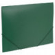 Папка на резинках BRAUBERG "Contract", зеленая, до 300 листов, 0,5 мм, бизнес-класс, 221799