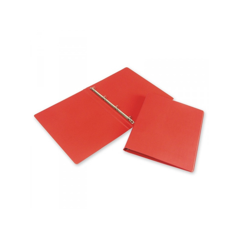 Папка на 4-х кольцах Bantex картонная/пластиковая 25 мм красная