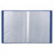 Папка 80 вкладышей BRAUBERG "Диагональ", темно-синяя, 0,9 мм, 221331