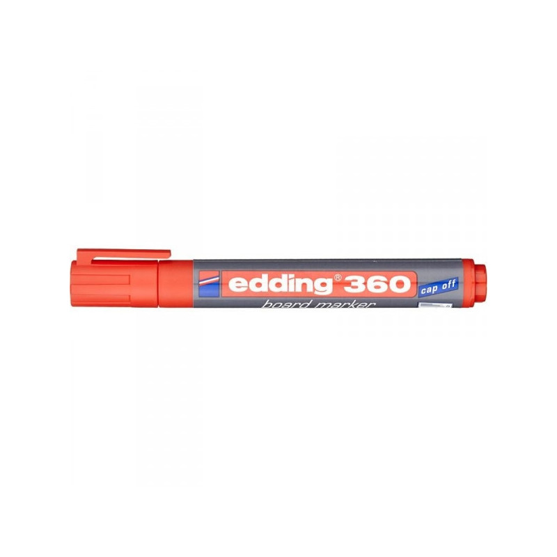 Маркер для досок Edding e-360/2 cap off красный 1,5-3 мм