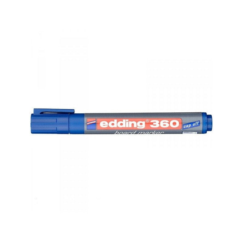 Маркер для досок Edding e-360/3 cap off синий 1,5-3 мм