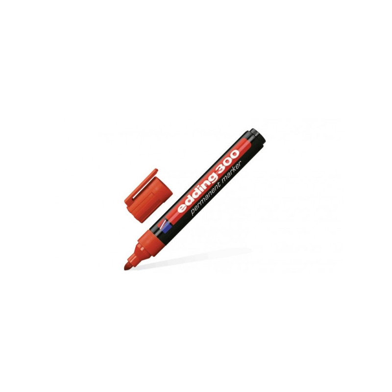 Маркер перманентный Edding E-300 красный толщина линии 1.5-3 мм