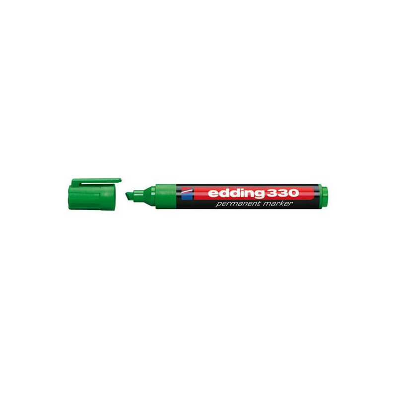 Маркер перманентный Edding E-330 зеленый толщина линии 1-5 мм