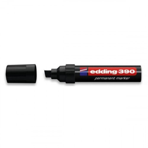 Маркер перманентный Edding E-390 черный толщина линии 4-12 мм