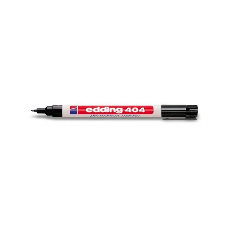 Маркер перманентный Edding E-404 черный толщина линии 0.75 мм