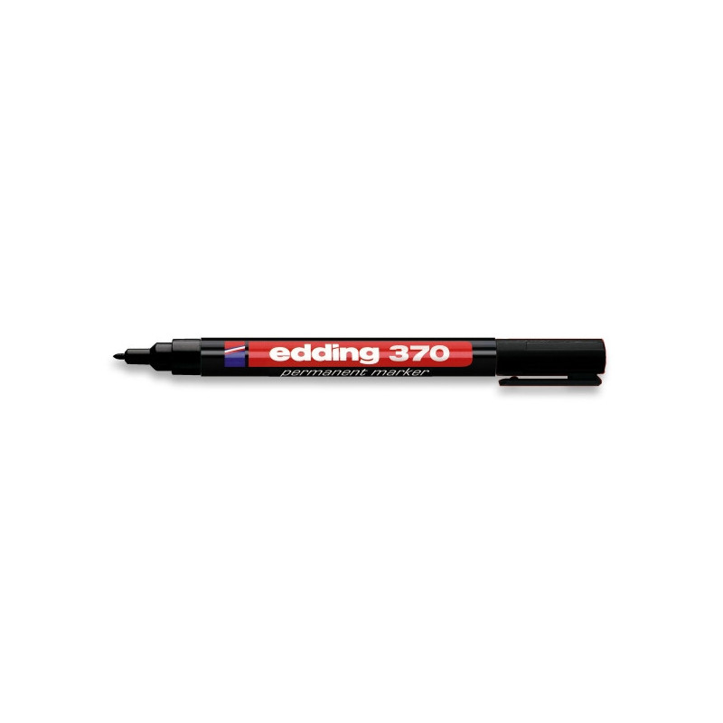 Маркер перманентный Edding E-370 черный толщина линии 1 мм
