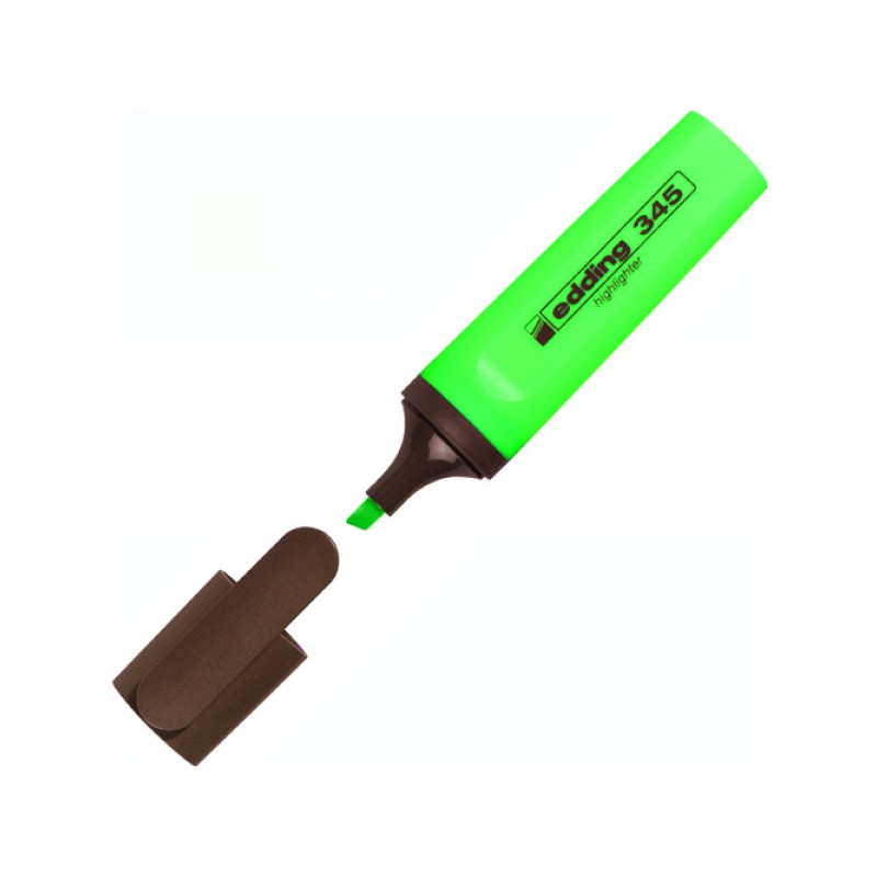 Текстовыделитель Edding E-345 зеленый толщина линии 1-5 мм