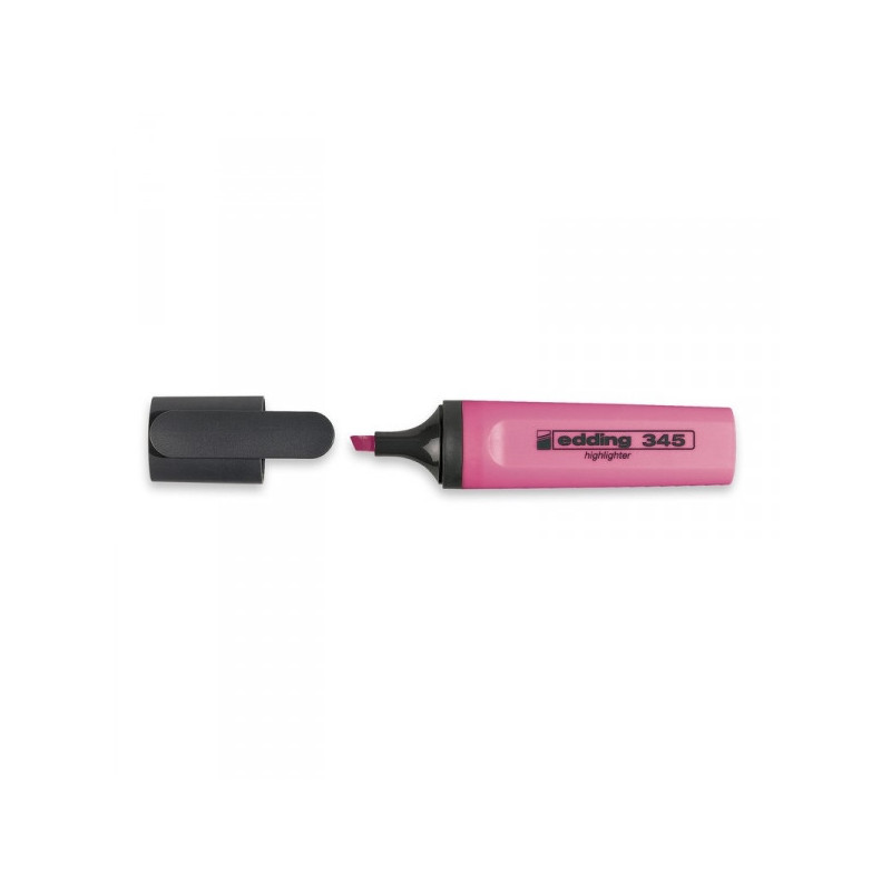 Текстовыделитель Edding E-345 розовый толщина линии 1-5 мм