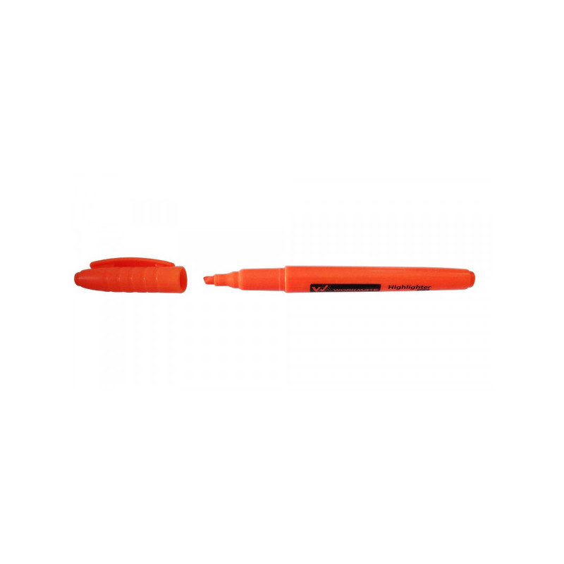 Текстовыделитель, толщина линии 1-4 мм, оранжевый, скошенный наконечник, WORKMATE U-Save