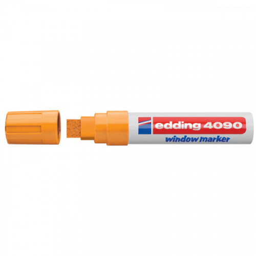 Маркер для окон Edding E-4090/66 8 мм неоновый оранжевый стираемый