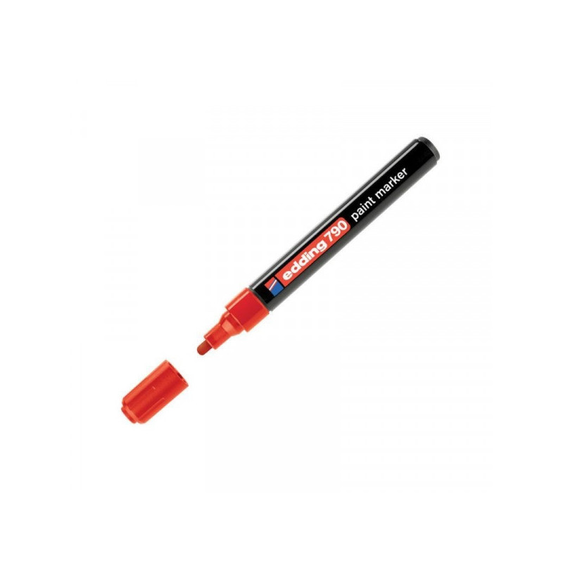Маркер пеинт лаковый Edding E-790/2 красный толщина линии 2-4 мм
