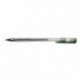 Ручка гелевая DOLCE COSTO в прозрачном корпусе зеленая толщина линии 0,5 мм