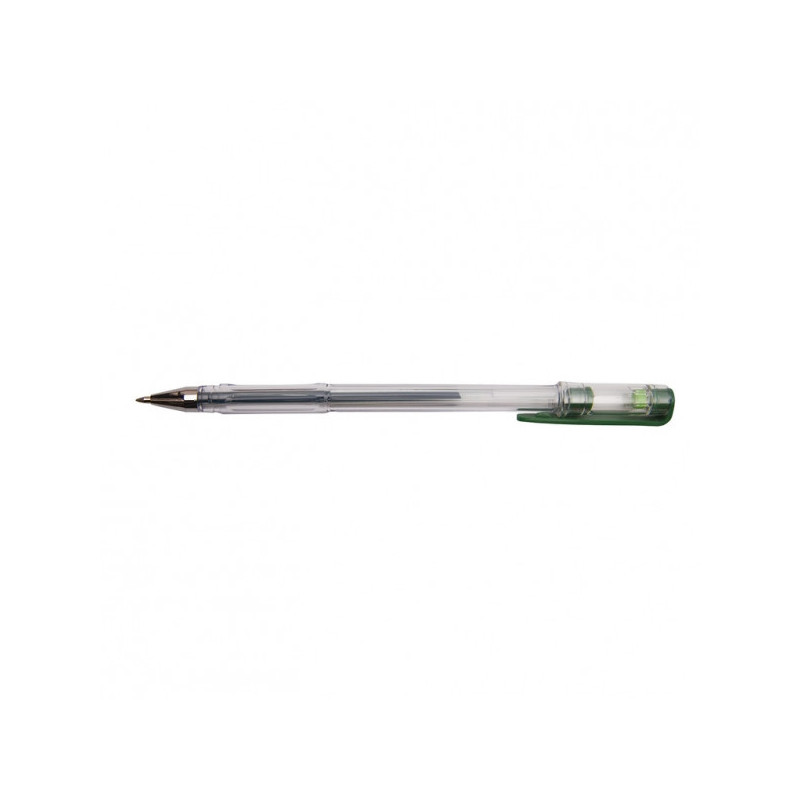 Ручка гелевая DOLCE COSTO в прозрачном корпусе зеленая толщина линии 0,5 мм