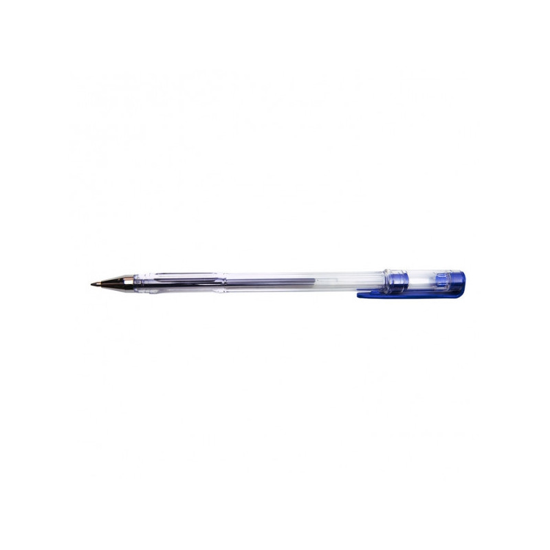 Ручка гелевая DOLCE COSTO в прозрачном корпусе синяя толщина линии 0,5 мм