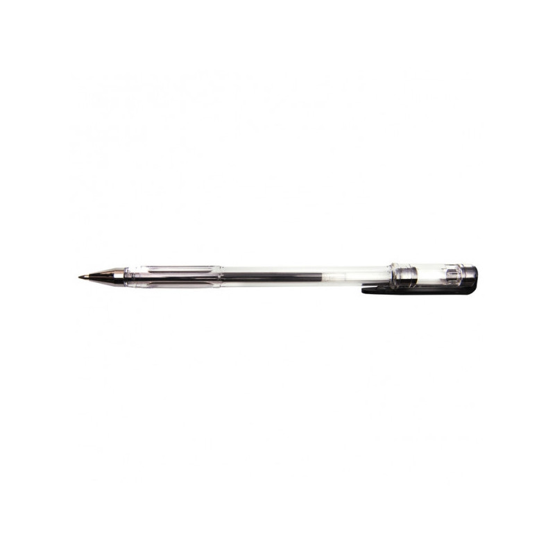 Ручка гелевая DOLCE COSTO прозрачный корпус черная 0,5 мм