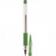Ручка гелевая зеленая, манжетка, 0,3 мм, 0,5 мм, прозрачный, Attomex