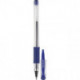 Ручка гелевая синяя, манжетка, 0,3 мм, 0,5 мм, прозрачный, Attomex