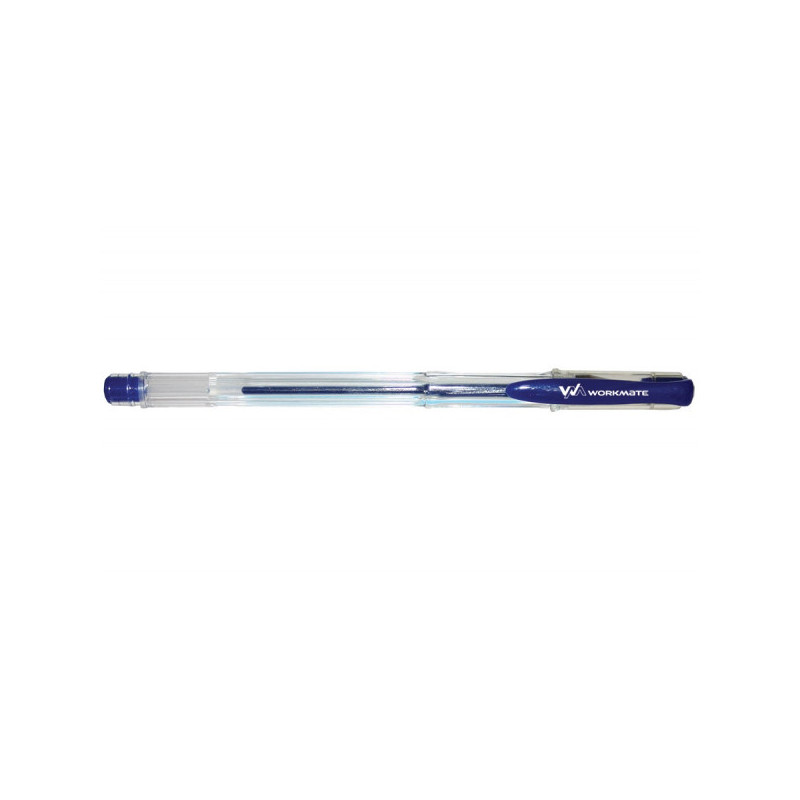 Ручка гелевая, 0,5 мм, синяя, WORKMATE U-Save