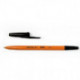 Ручка шариковая Universal CORVINA черная (желтый корпус)