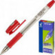 Ручка шариковая Pilot BPS-GP-F красная с резиновой манжеткой с толщиной линии 0.32 мм