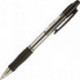 Ручка шариковая автоматическая Pilot BPGP-10R-F черная с резиновой манжеткой с толщиной линии 0.32 мм