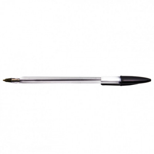 Ручка шариковая DOLCE COSTO прозрачный корпус черная 1 мм