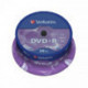 Носители информации DVD+R VERBATIM 4,7GB 16х Cake 25 штук